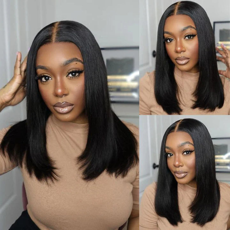 5X5 Straight Closure Wig