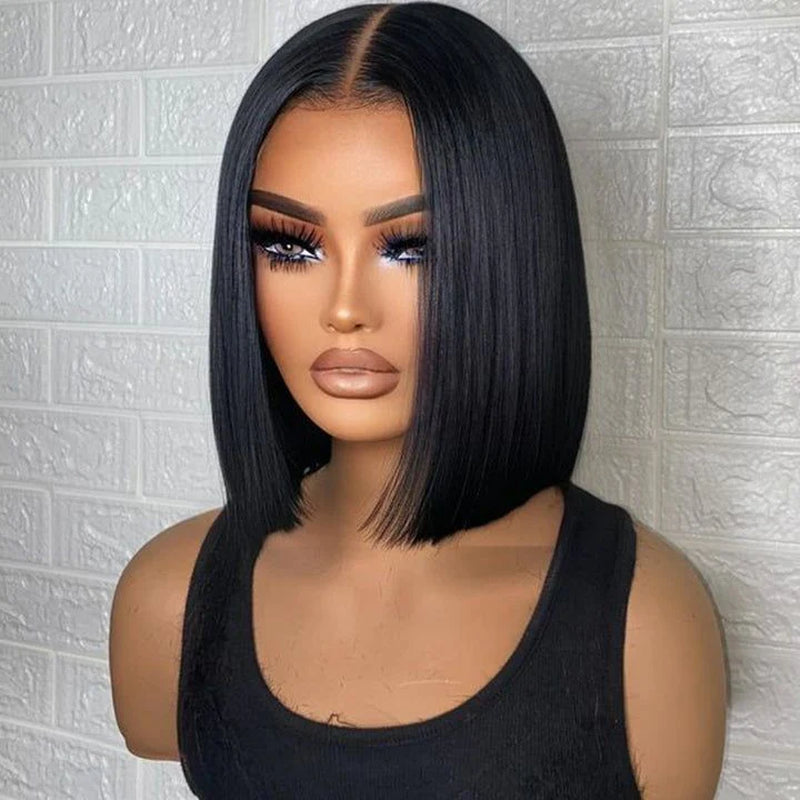 6X4 Straight Glueless Wig